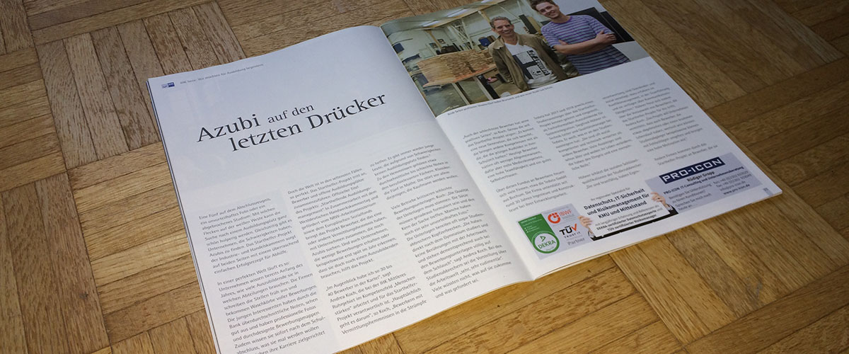 Azubi auf den letzten Drücker - Tim Müßle - Freier Journalist