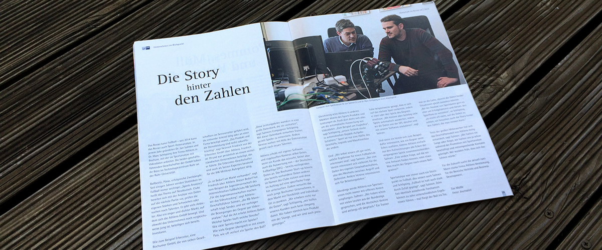 Athlens Unternehmensporträt Freier Redakteur Tim Muessle